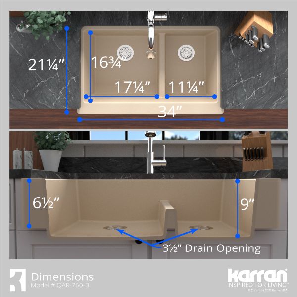 QAR-760-BI-PK1 Dimensions