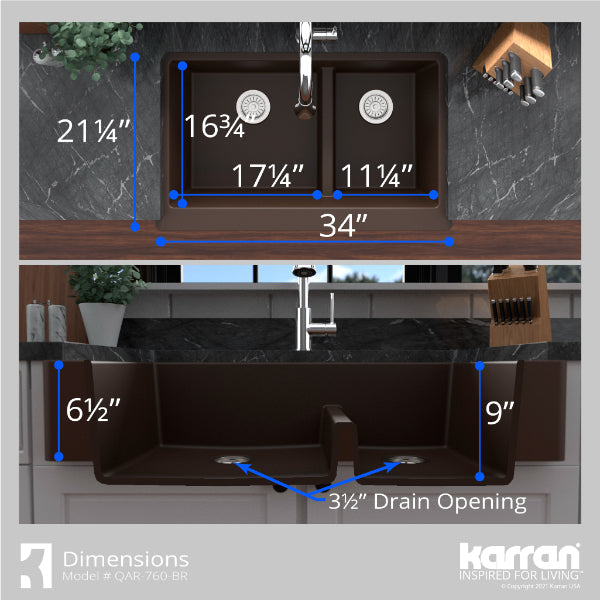 QAR-760-BR Dimensions