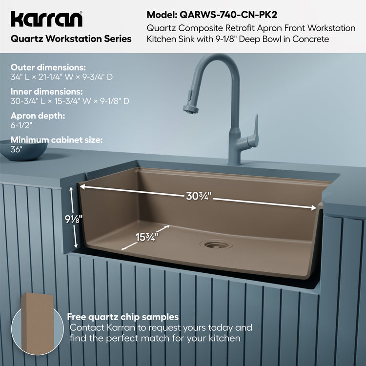 QARWS-740-CN-PK2 Dimensions