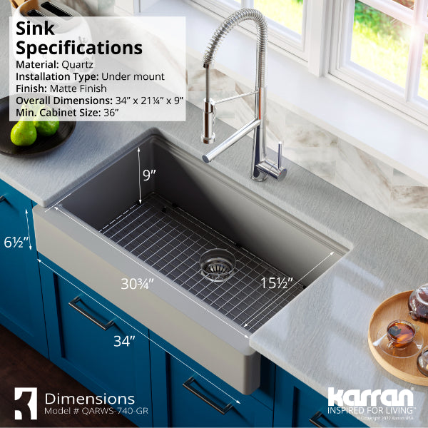 QARWS-740-GR Dimensions