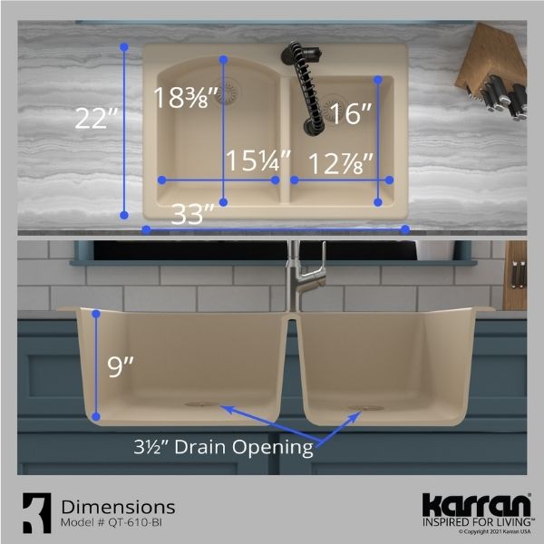 QT-610-BI Dimensions