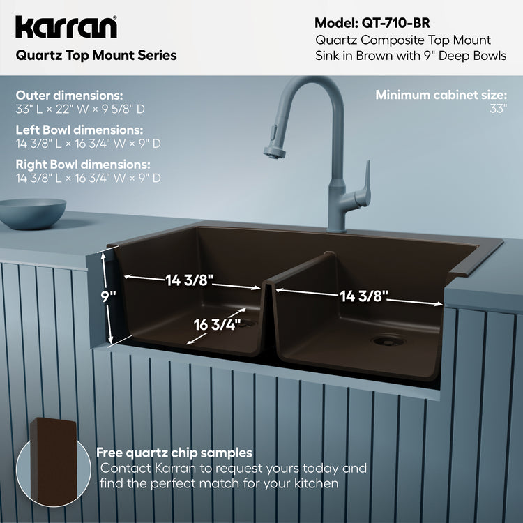 QT-710-BR Dimensions