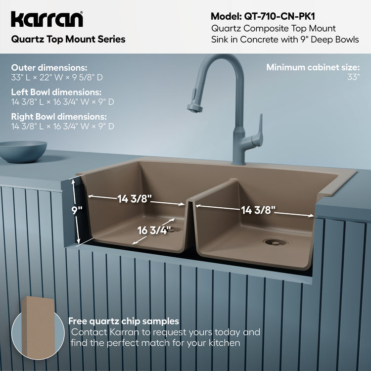 QT-710-CN-PK1 Dimensions