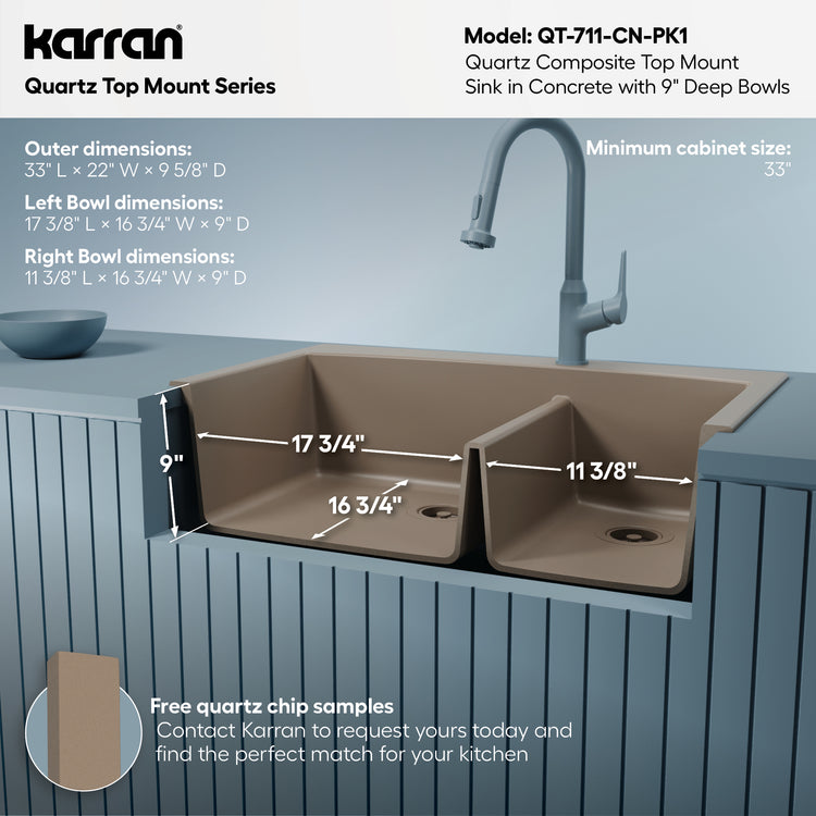 QT-711-CN-PK1 Dimensions
