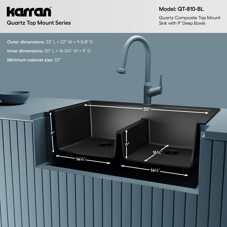 QT-810-BL Dimensions