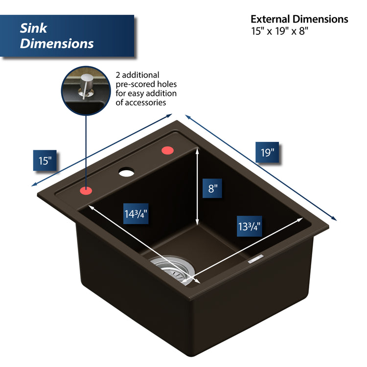 QT-825-BR Dimensions
