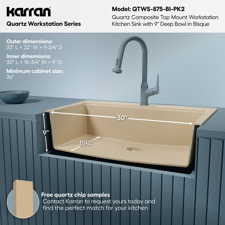 QTWS-875-BI-PK2 Dimensions