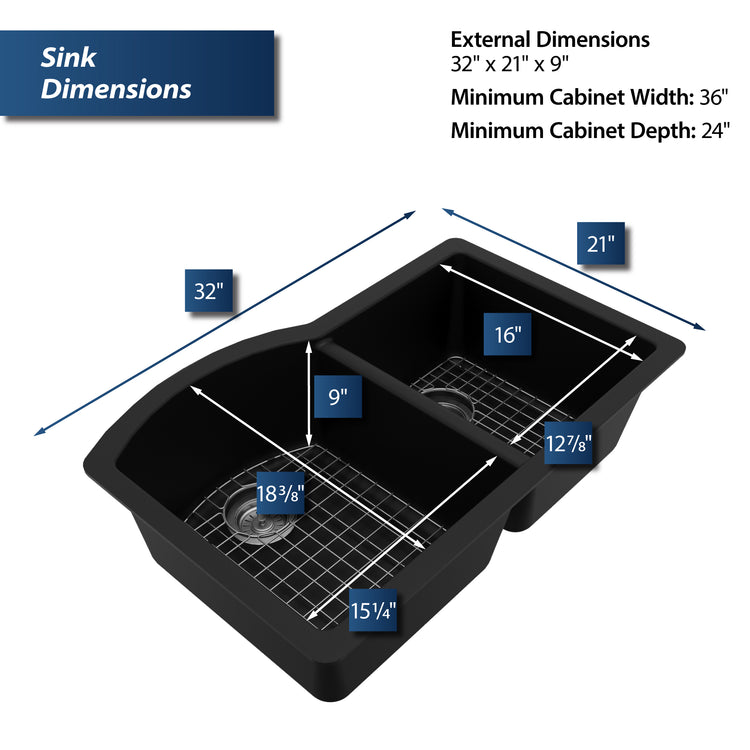 QU-610-BL-PK1 Dimensions