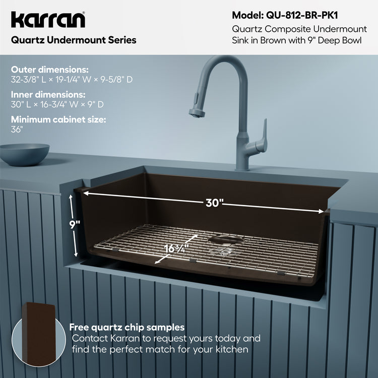 QU-812-BR-PK1 Dimensions