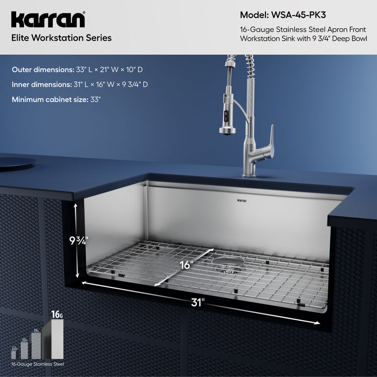 WSA-45-PK3 Dimensions