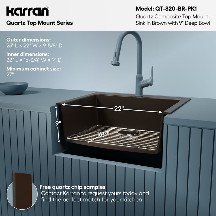 QT-820-BR-PK1 Dimensions