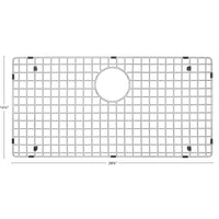 34" Farmhouse Large Single Bowl Quartz Composite Kitchen Sink Kit In Brown