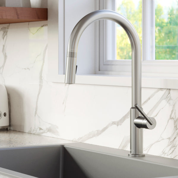 Lagrange One-Handle Pull Down Dual Function Sprayer Kitchen Faucet