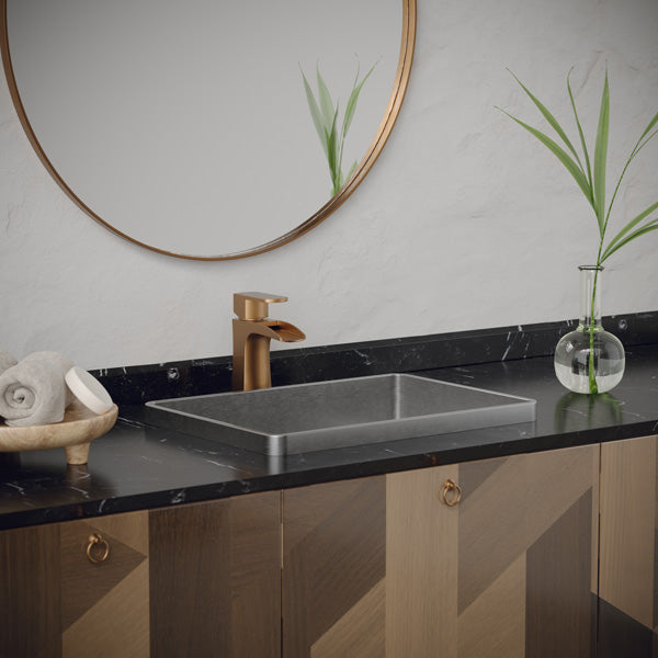 Karran Cinox Stainless Steel Rectangular Drop In Sink | Karran