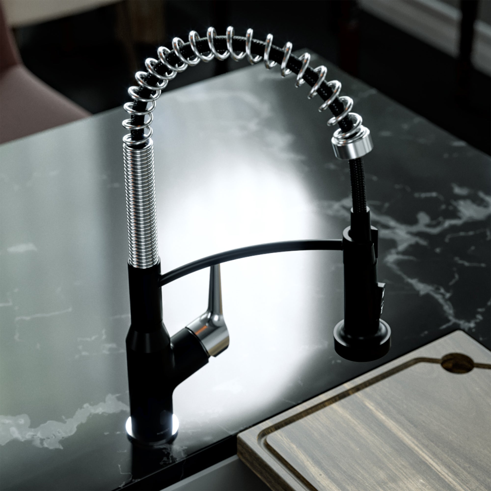 Scottsdale Single-Handle Pull-Down Sprayer Touchless Kitchen
