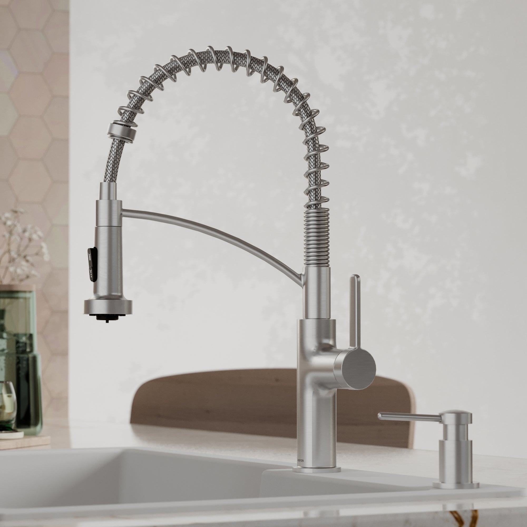 perthsanta　FANIVAL　シクレ Scottsdale Single Handle Commercial Pull-Down Sprayer Kitchen