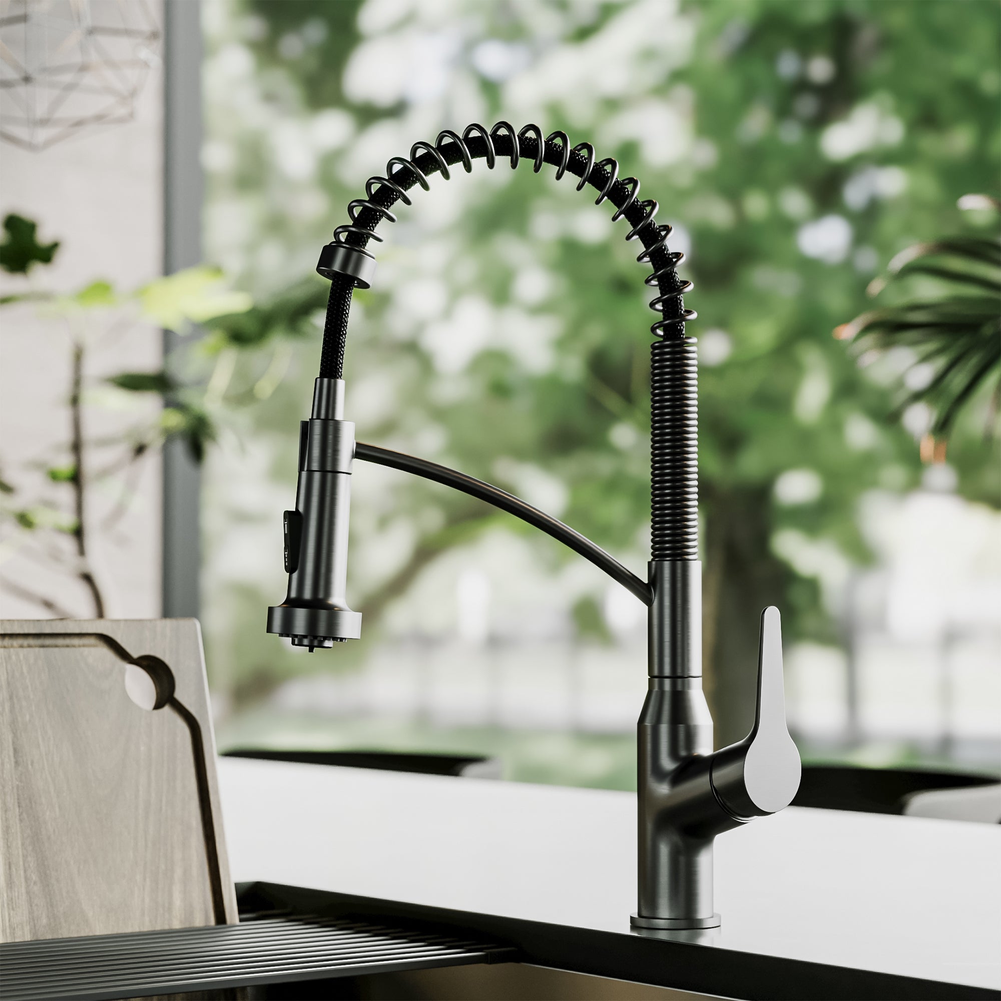 Scottsdale Single-Handle Pull-Down Sprayer Commercial Style