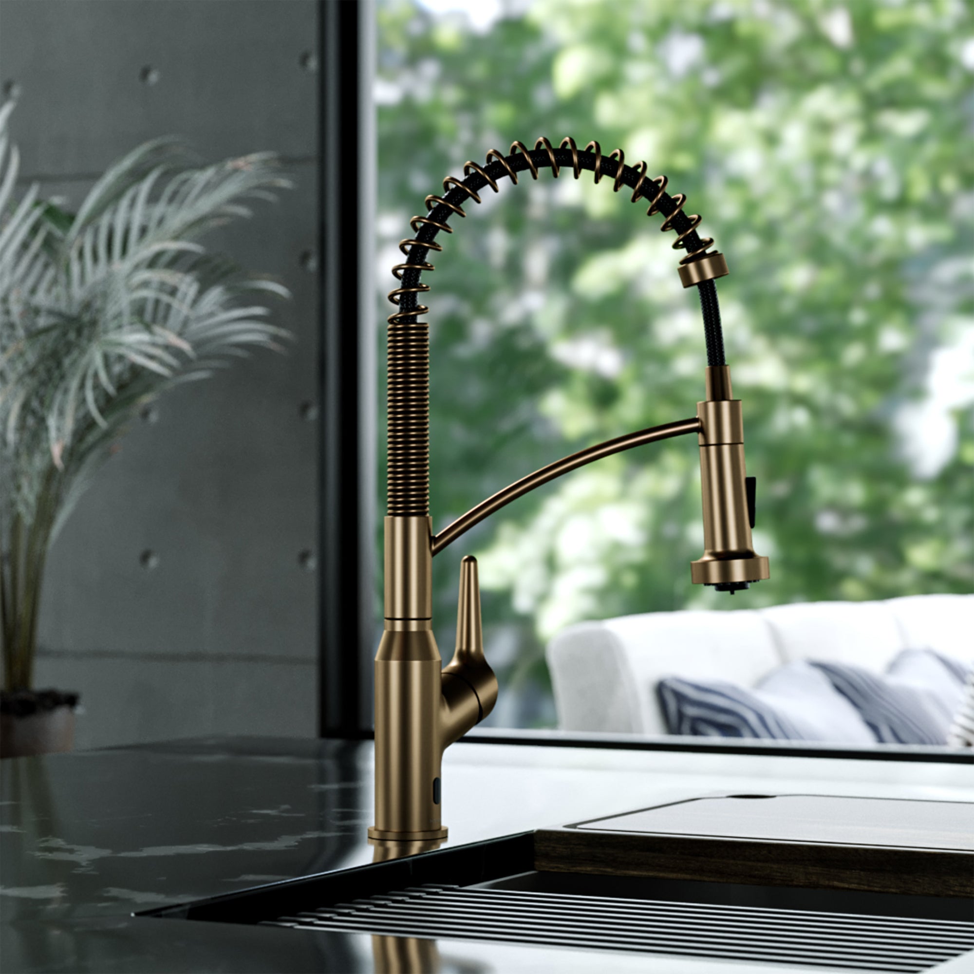 Scottsdale Single-Handle Pull-Down Sprayer Touchless Kitchen
