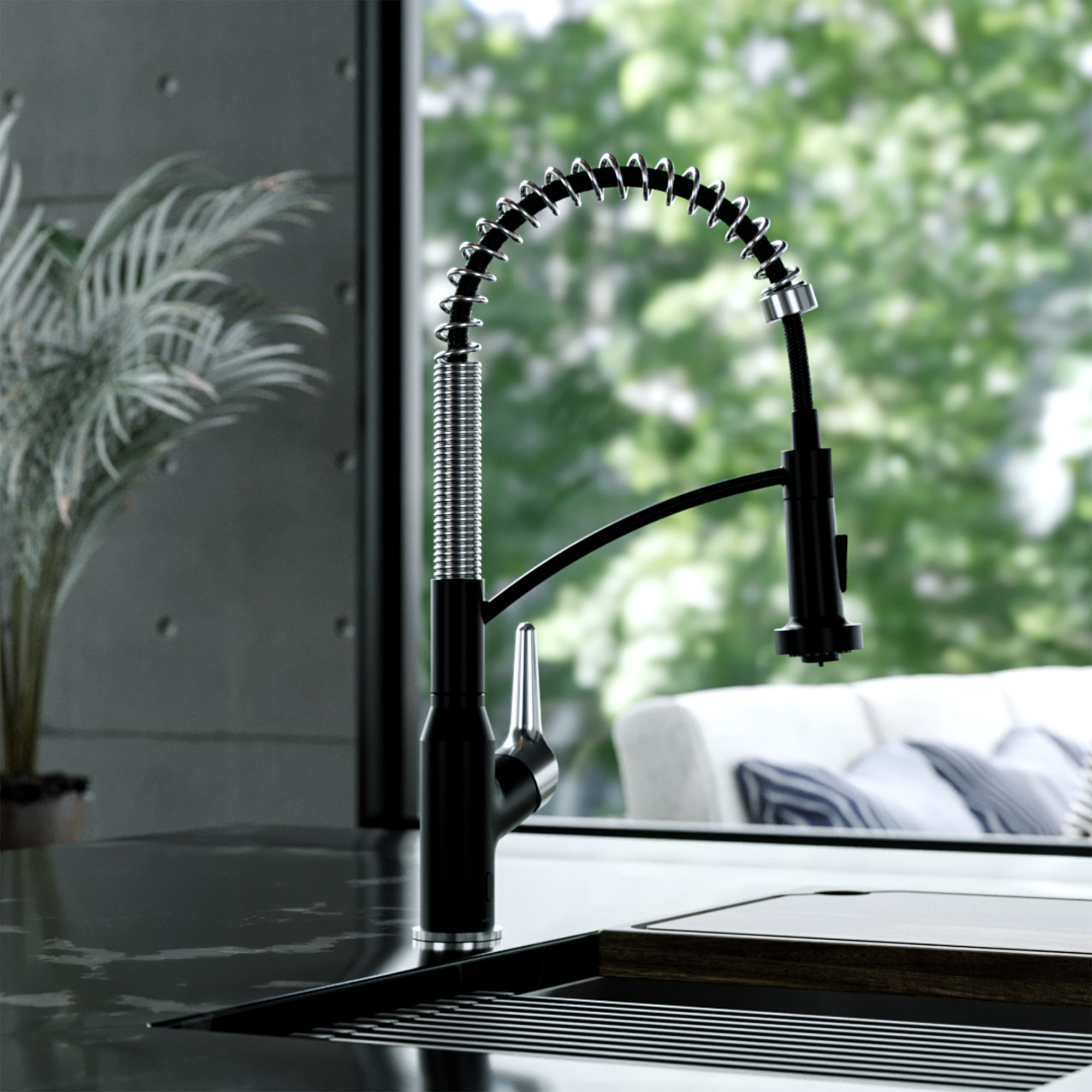 Scottsdale Single-Handle Pull-Down Sprayer Touchless Kitchen