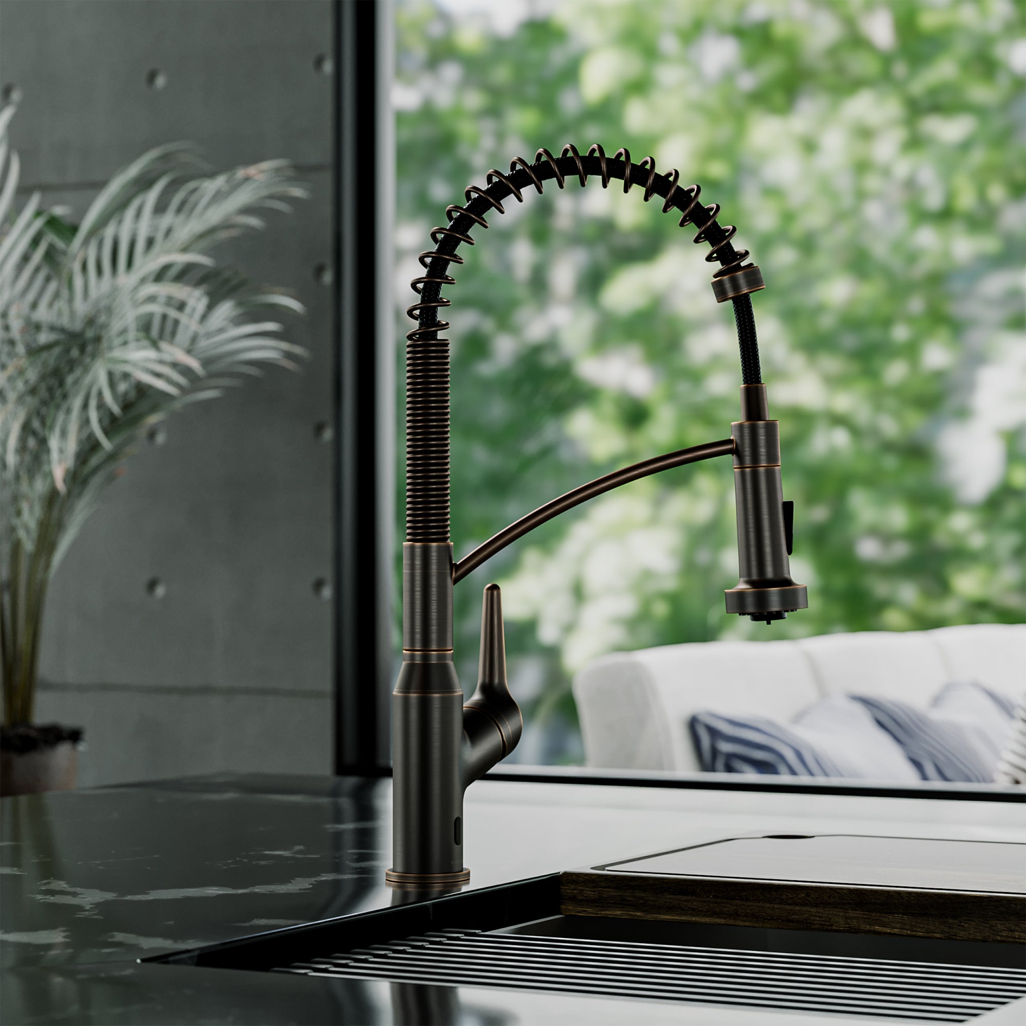 Scottsdale Single-Handle Pull-Down Sprayer Touchless Kitchen
