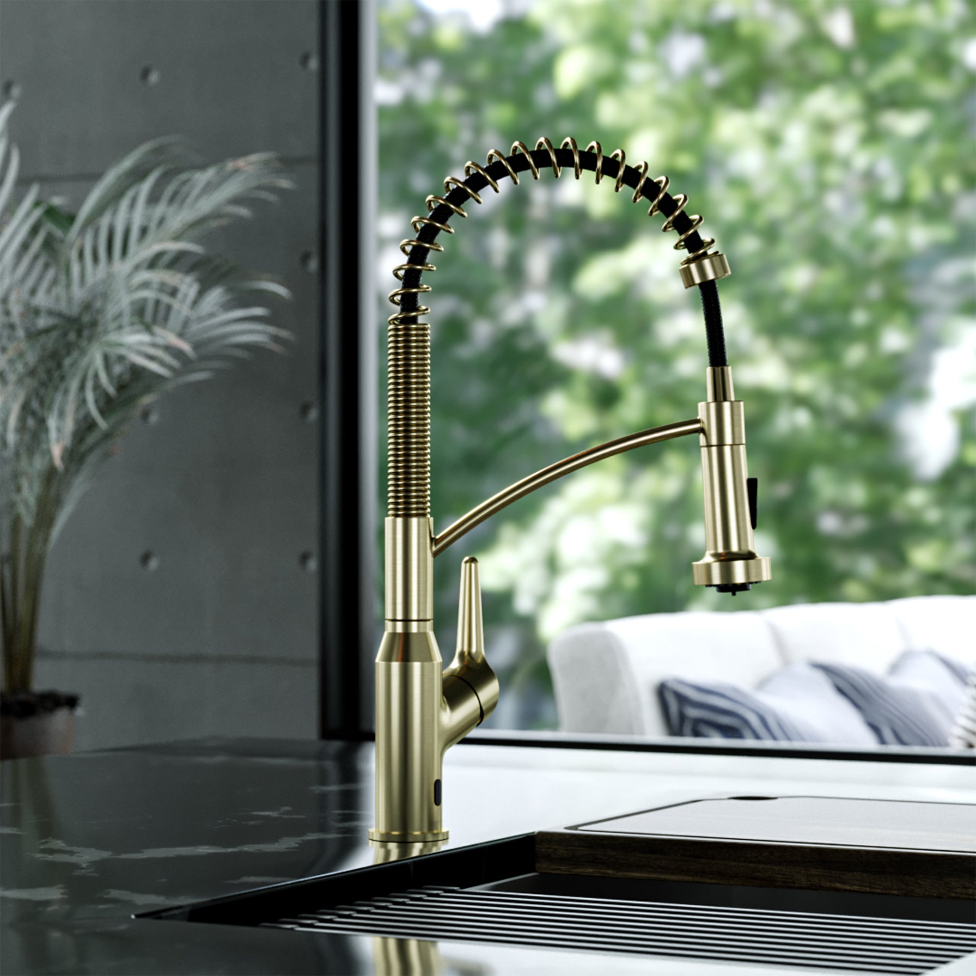Scottsdale Single-Handle Pull-Down Sprayer Touchless Kitchen