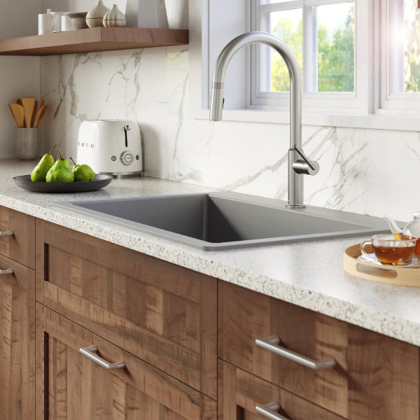 Lagrange One-Handle Pull Down Dual Function Sprayer Kitchen Faucet