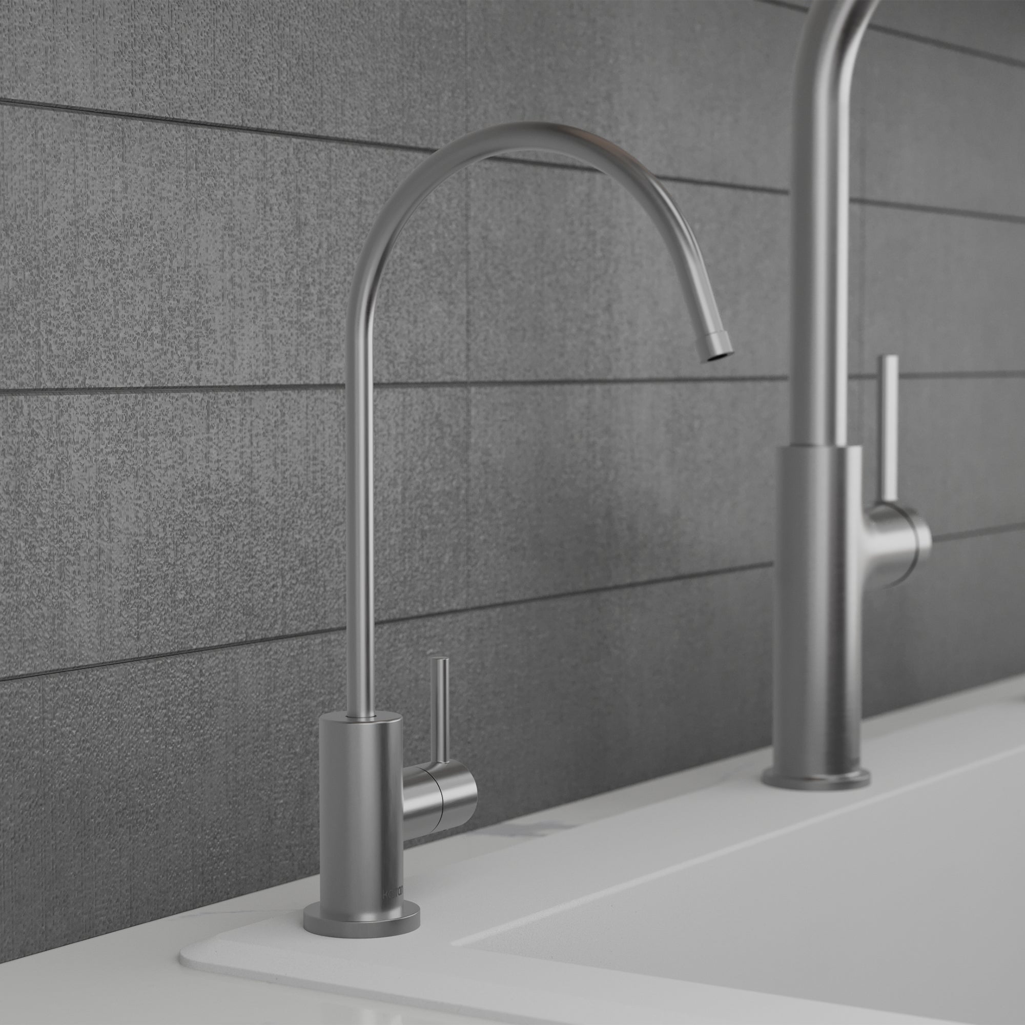Kestrel Single Handle Beverage Faucet in Spot-Free Stainless Steel
