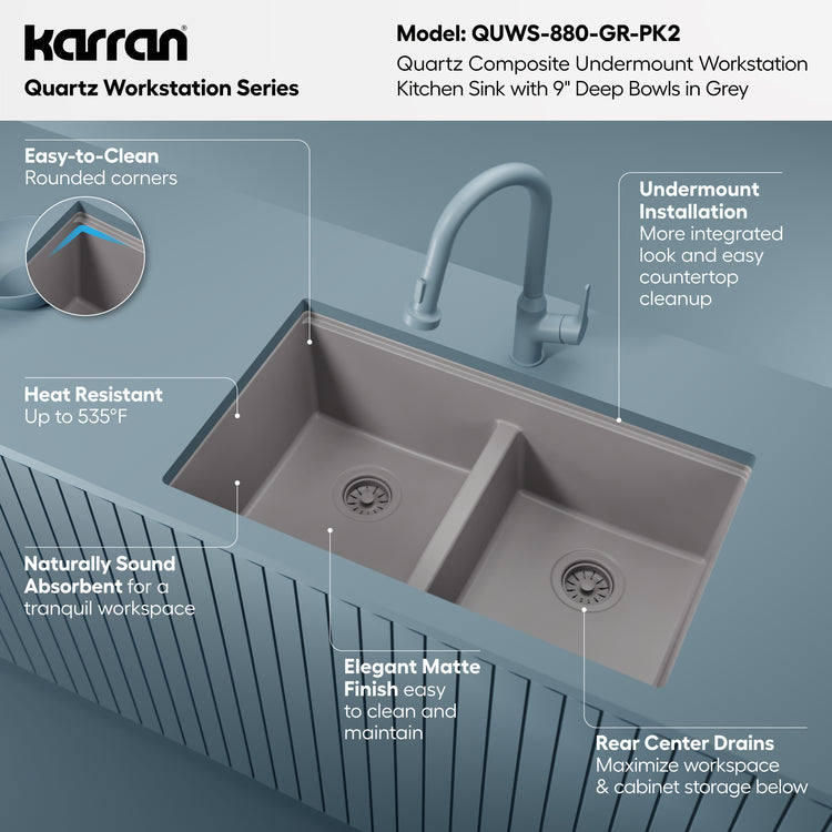 QUWS-880-GR-PK2 Miscellaneous