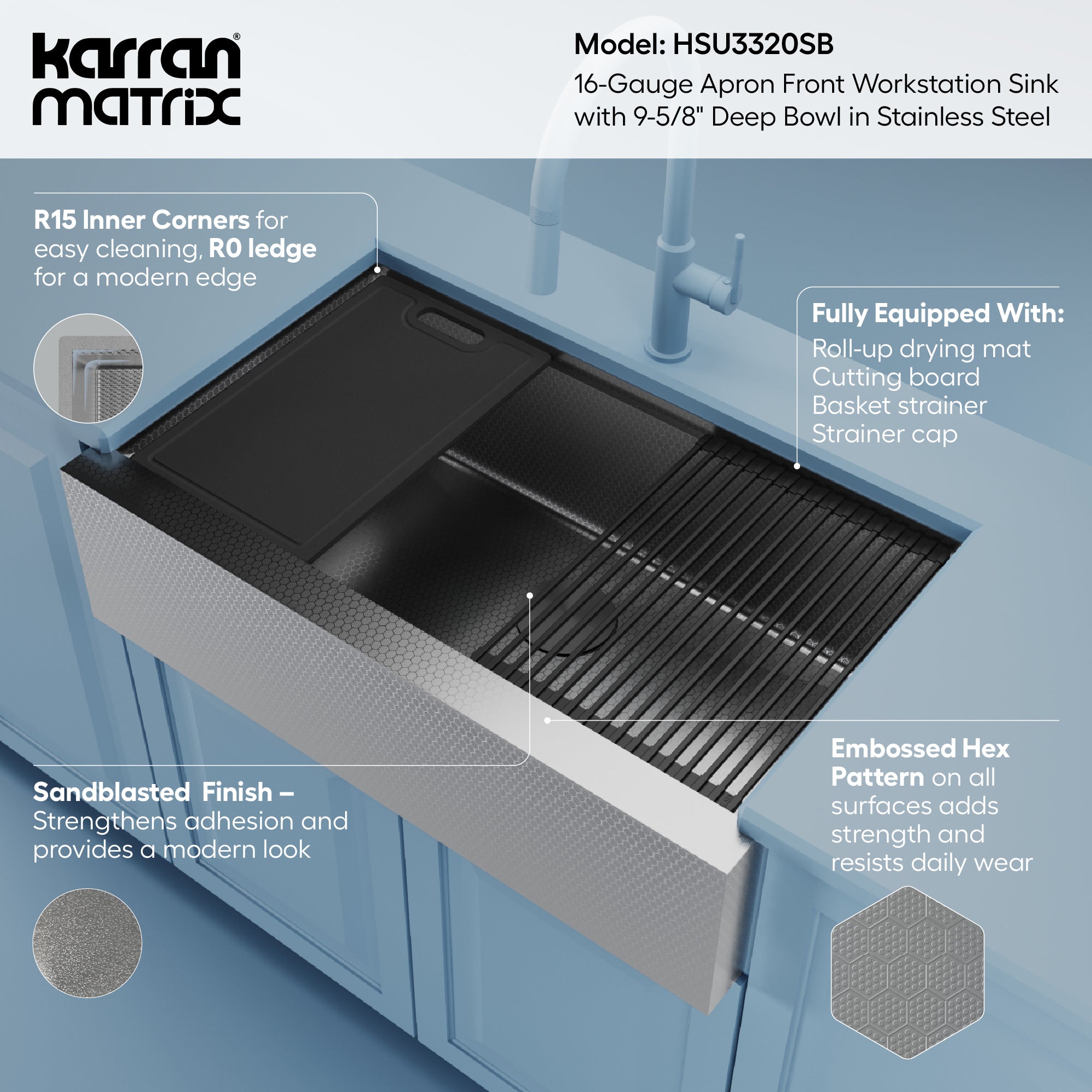 HSU3320SB | Karran