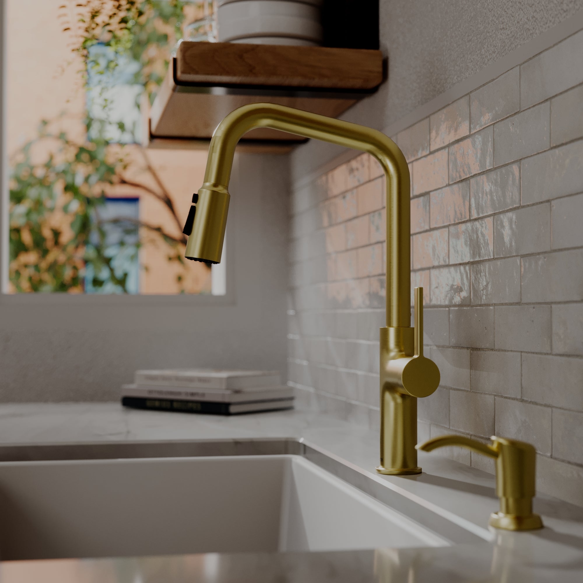 Stalbridge Single Handle Pull-Down Sprayer Kitchen Faucet in Spot
