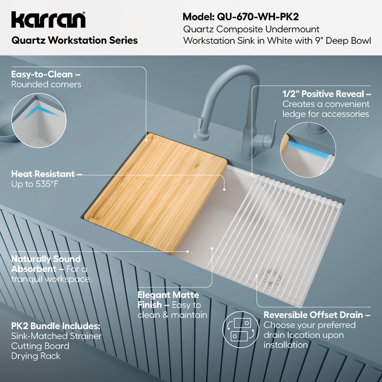 QU-670-WH-PK2 Miscellaneous