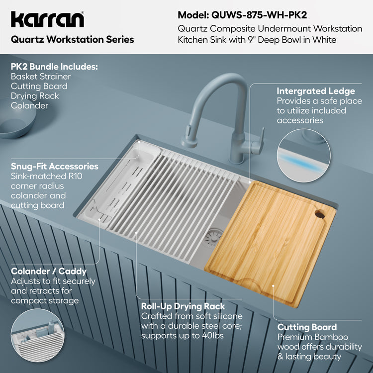 QUWS-875-WH-PK2 Miscellaneous