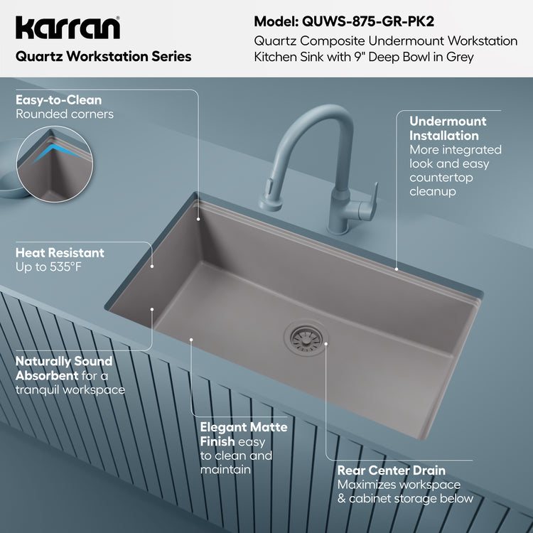 QUWS-875-GR-PK2 Miscellaneous