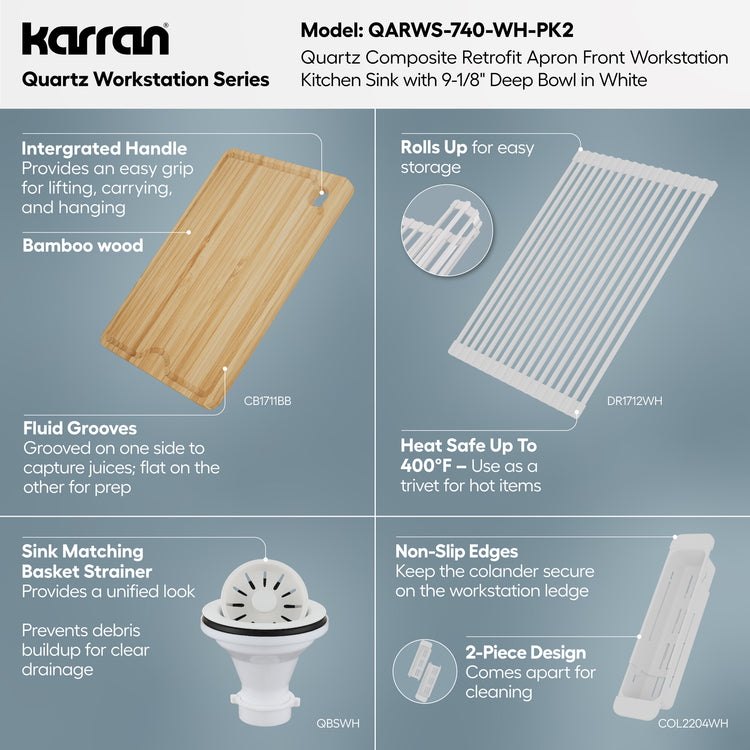 QARWS-740-WH-PK2 Miscellaneous