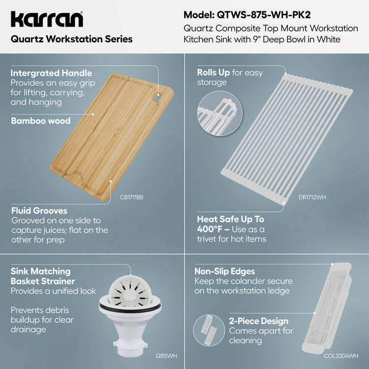 QTWS-875-WH-PK2 Miscellaneous