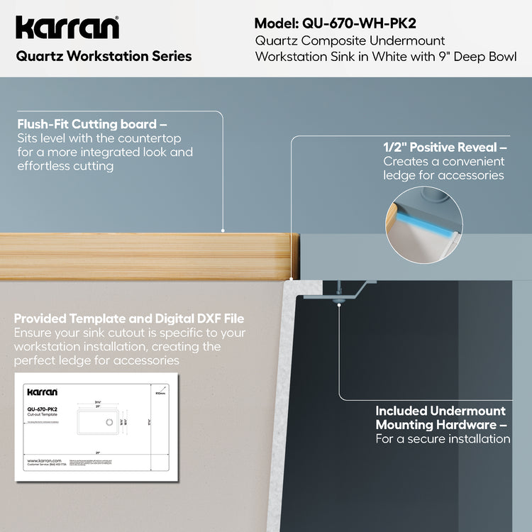 QU-670-WH-PK2 Miscellaneous