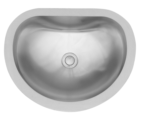 18" Seamless Undermount Stainless Steel Vanity Sink