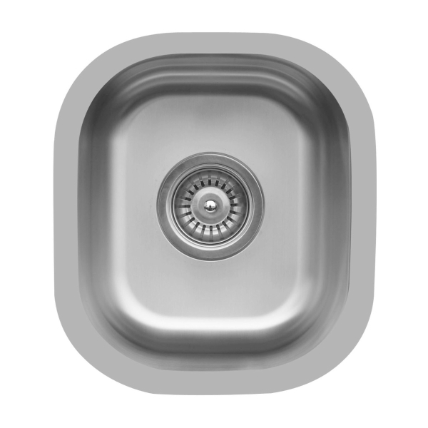13" Seamless Undermount Stainless Steel Bar/Prep Sink