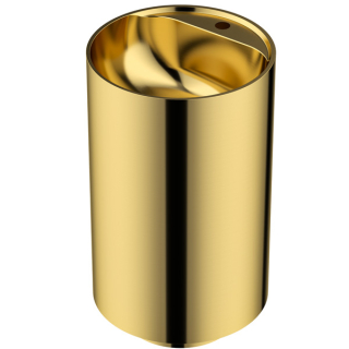 Karran CCP400G Cinox Stainless Steel Round Pedestal Sink in Gold
