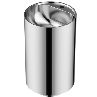 Karran CCP400SS Cinox Stainless Steel Round Pedestal Sink in Stainless Steel