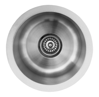 15" Seamless Undermount Stainless Steel Bar/Prep Sink