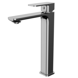 Karran Venda KBF512 Single-Handle Single Hole Vessel Bathroom Faucet with Matching Pop-up Drain in Chrome