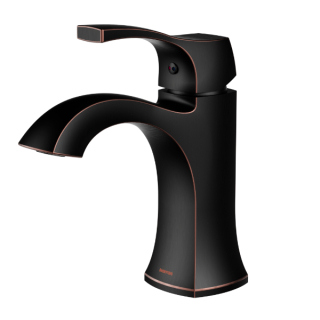 Karran Randburg KBF520 Single-Handle Single Hole Basin Bathroom Faucet with Matching Pop-up Drain in Oil Rubbed Bronze