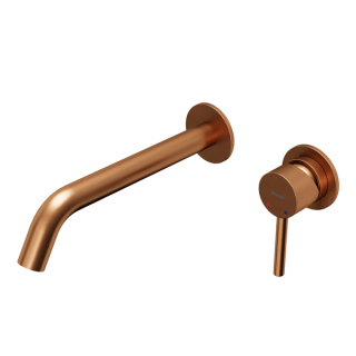 Karran Grantham KBF610 Single Handle Wall-Mount Bathroom Faucet in Brushed Copper