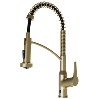 Scottsdale Single-Handle Pull-Down Sprayer Commercial Style Kitchen Faucet in Spot-Free Brushed Gold