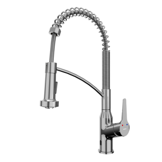 Karran Alston Touchless Single-Handle Pull-Down Sprayer Kitchen Faucet in Chrome
