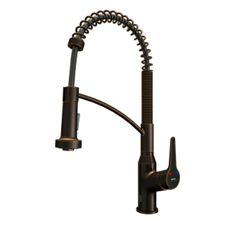 Karran Alston Touchless Single-Handle Pull-Down Sprayer Kitchen Faucet in Oil Rubbed Bronze
