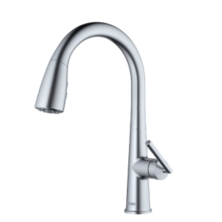 Kentland One-Handle Pull Down Dual Function Sprayer Kitchen Faucet in Stainless Steel