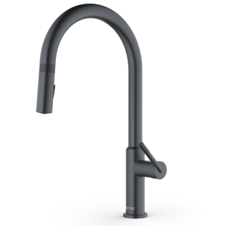 Lagrange One-Handle Pull Down Dual Function Sprayer Kitchen Faucet in Gunmetal Grey