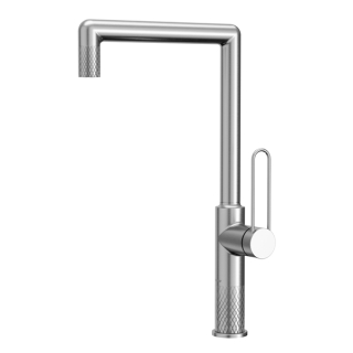 Karran Sherman KKF370 Single Handle Kitchen Faucet in Stainless Steel